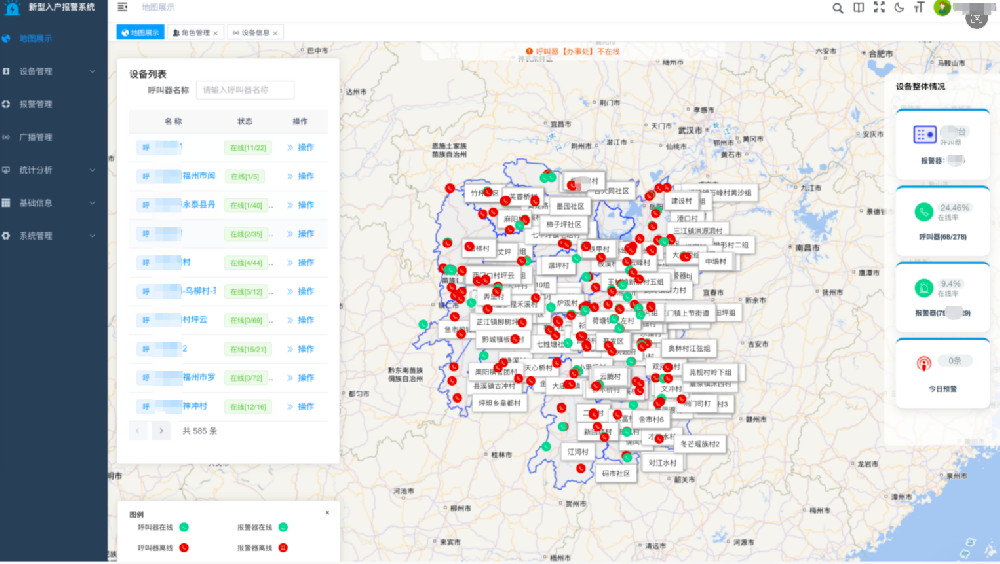 物联网新型入户报警叫应系统